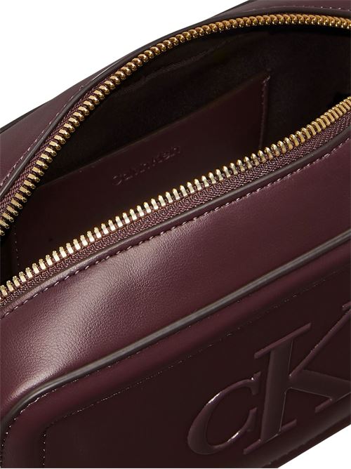 Borsetta prugna in poliuretano Calvin Klein | LV04F3220GBAP